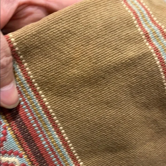 Fossil Tan and Brown Hobo Bag with Patterned Stripes - Picture 7 of 9